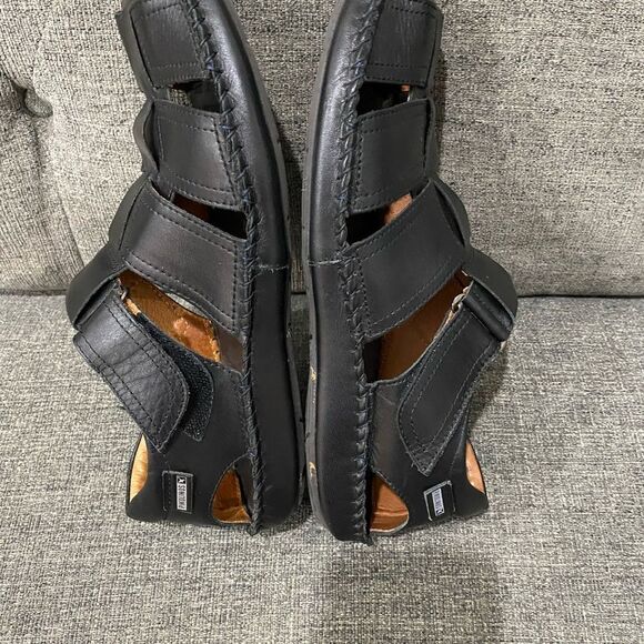 Pikolinos Tarifa Black Leather Sandals Men Size 43 (9 9.5) main image 7